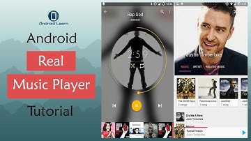 How to make Music player app in android studio