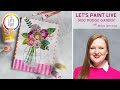 Learn to paint a mod podge garden