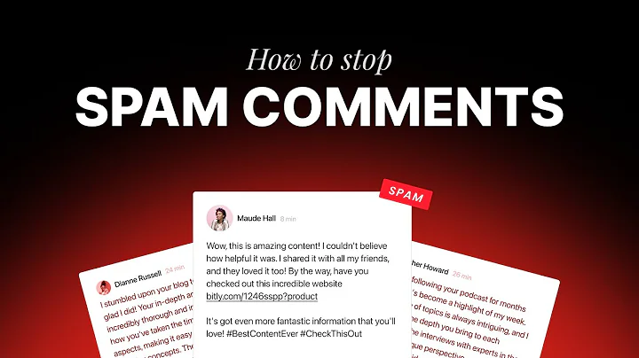 How to get rid of spam comments in WordPress for free? (IN 3 MINUTES)
