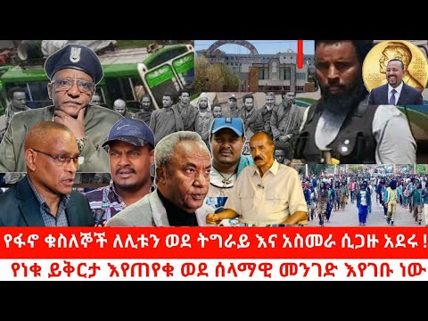 ታላቁ ሚስጥር እጃችን ገባ የፋኖ ቁስለኞች ለሊቱን በሙሉ በበርካታ ከባድ ተሽከርካሪዎች እና አውቶብሶች ወደ ትግራይ እና አስመራ ሲጓጓዙ አደሩ