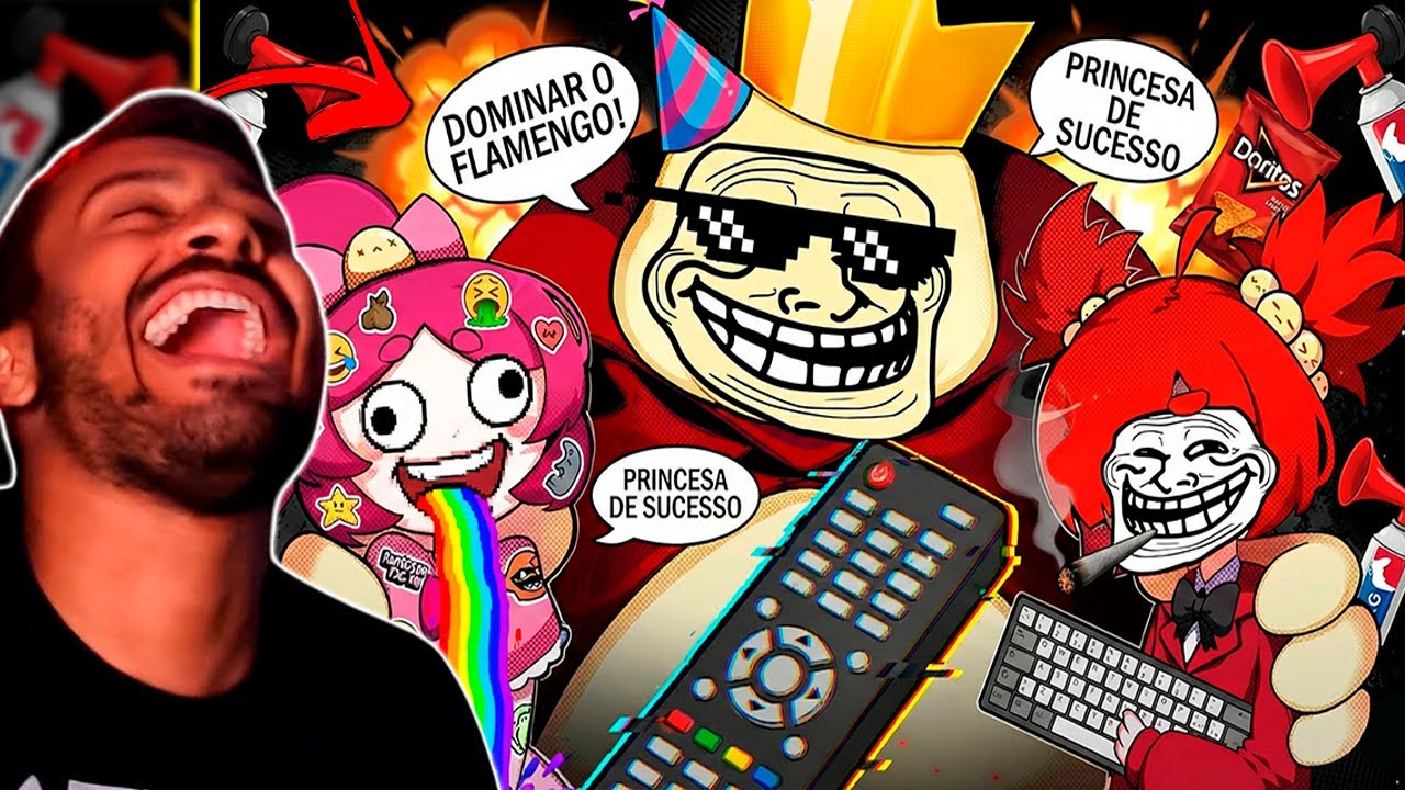 KKKKKK IMPOSSÍVEL TANKAR! DOMINAR O FLAMENGO E PRINCESA DE SUCESSO DA TURMA DA BATATINHA KKK