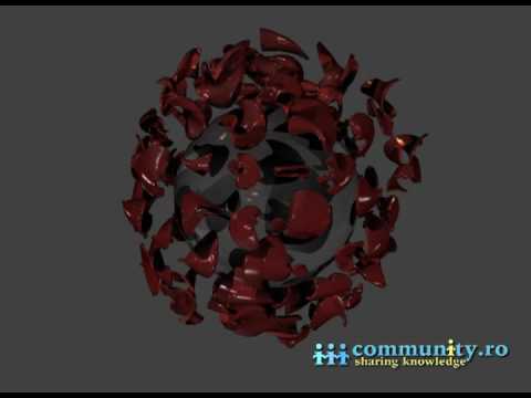 Thinking Particles Peeling Effect