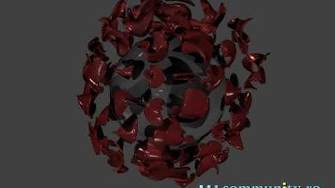 Thinking Particles Peeling Effect