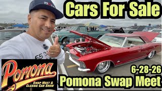Pomona Swap Meet and Classic Car Show June 28, 2026 6-28-26 Cars For Sale