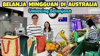 Belanja Mingguan Di Australia 🇦🇺 Unboxing Belanjaan