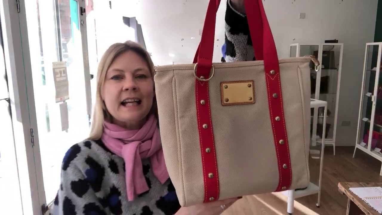 Louis Vuitton Antigua Cabbas Bag Review - YouTube