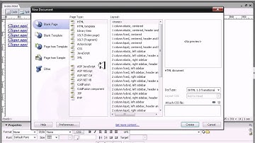 fazer menu em css no dreamweaver