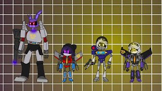 Murder drones x fnaf halloween concept art
