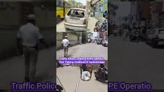 Traffic Police Conducts ROPE Operatio Parking Violations in Santoshnagar | Overseas News