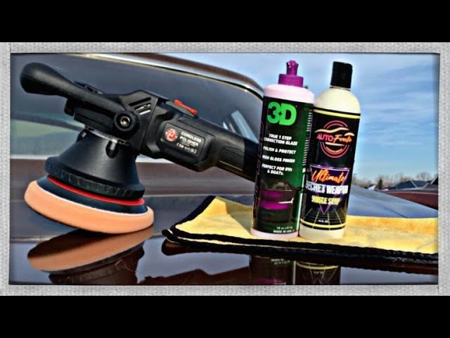 Scratch Removal and Buffing using the 3D Dual Action Polisher and 3D One 