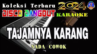 Tajamnya Karang - Karaoke (Nada Cowok) Mansyur S || Disco Dangdut Cha Cha Version Top Hits 2024
