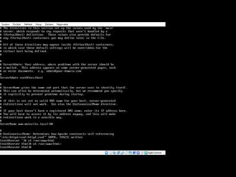 CentOS 6.10 - Webový server Apache, upravená úvodní stránka