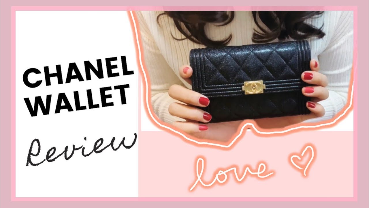Chanel Quilted Long Flap Wallet Black Caviar  ＬＯＶＥＬＯＴＳＬＵＸＵＲＹ