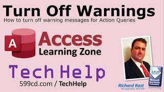 Turn Off Warnings in Microsoft Access: How to Turn Off Warning Messages for Action Queries