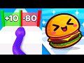 Snake Run Race 🆚 Food Run I Android New Update (ios Android) Gameplay