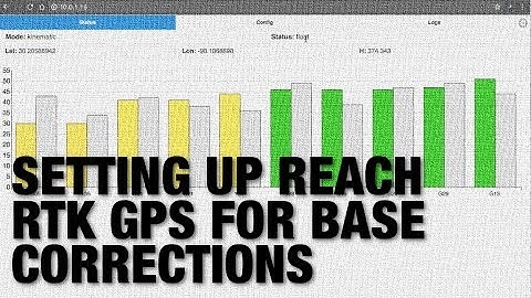 EMLID Reach RTK Setup for Sending GPS Corrections from Base to Rover Over Wi-Fi