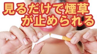 見るだけでタバコが止められる禁煙動画【催眠セラピー】