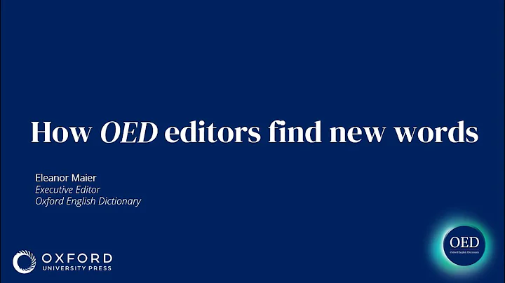 How OED editors find new words