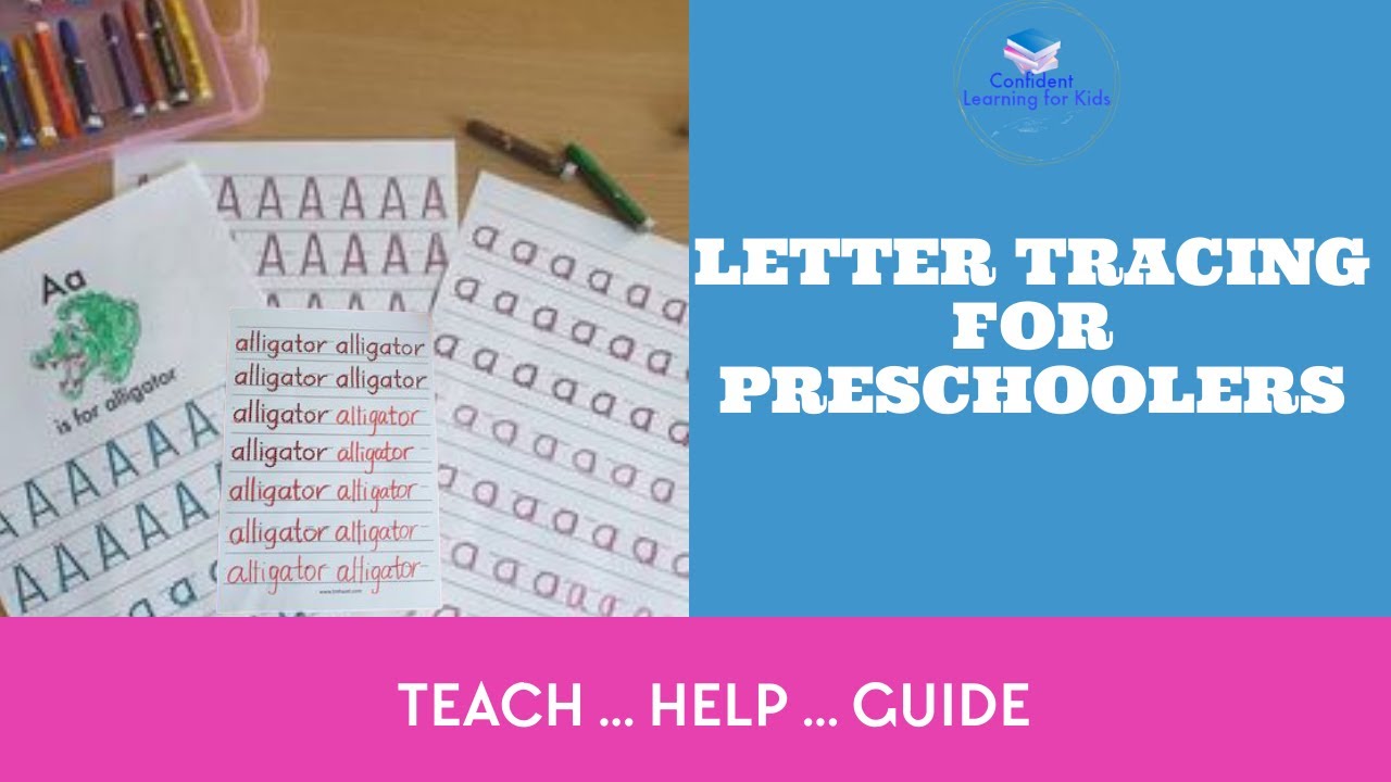 LETTER TRACING WORKSHEETS | ALPHABET WORKSHEETS - YouTube