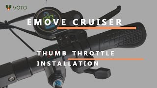 How to Install Thumb Throttle on your Emove Cruiser