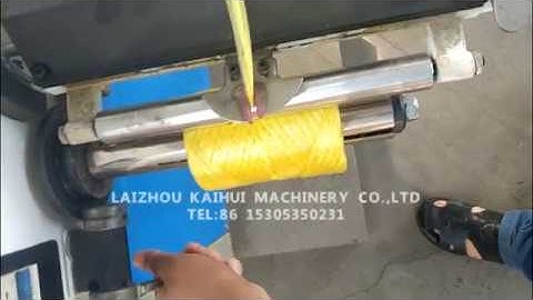 pp baler twine twister machine and spool winder