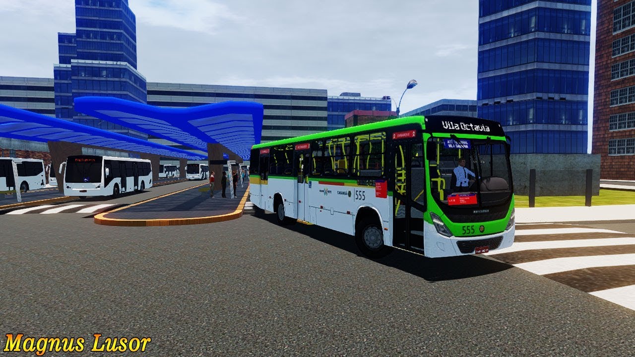🔴Proton Bus Simulator - Novo TERMINAL com muitos PASSAGEIROS! | Torino ...