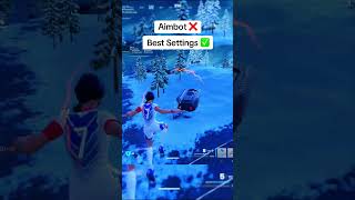 Best Aimbot Settings to hit every shot in Fortnite (PS5, PS4, XBOX, PC, SWITCH) ✅ #fortnite #shorts