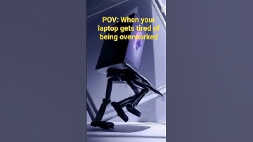 POV: When your laptop gets tired of being overworked 😂💻🏃‍♂️ #Relatable#FunnyShorts