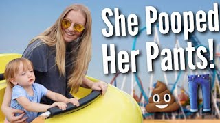 Baby's First Roller Coaster! | Teen Mom Vlog