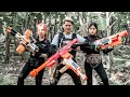 LTT Game Nerf War : Couple Warriors SEAL X Fight Mr Zero Crazy SWAT Girl Use Consecutive Traps