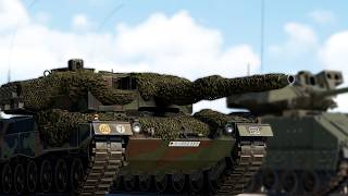 Leopard 2A3 & M2A2 50mm Bradley Vs T 80U & BMP-2M (GHPC No Commentary Gameplay)