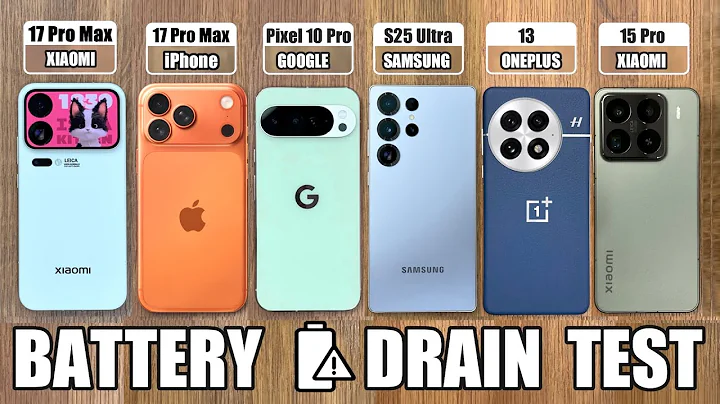 Xiaomi 17 Pro Max vs iPhone 17 Pro Max / Galaxy S25 Ultra / Pixel 10 Pro XL - BATTERY DRAIN TEST!