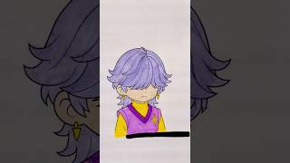 Chibi Mystery Saja Boys 💜 #sajaboys #kpop #anime #art #drawing #kawaii #fanart #shorts #viral