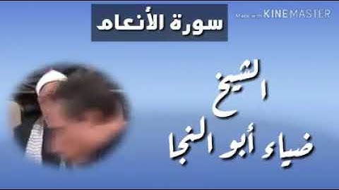 الشيخ ضياء ابو النجا "ما تيسر من سورة الأنعام"
