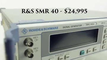 TestWorld TV - Rohde & Schwarz SMR 40 - Great Price Test Equipment