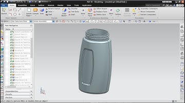 Siemens NX Bottle and Helix Thread