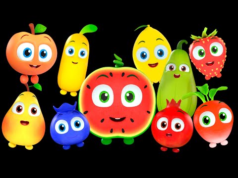 Tickle Tickle - Funky Fruits Baby Sensory | Fun Video with Music! - Part 2