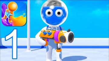 Dye Hard - Color War Gameplay Walkthrough Part 1 (iOS Android)