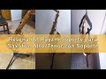 Reseña del Rayzm Soporte para Saxofón Alto/Tenor con Soporte para Flauta/Clarinete Desmontable. Stan
