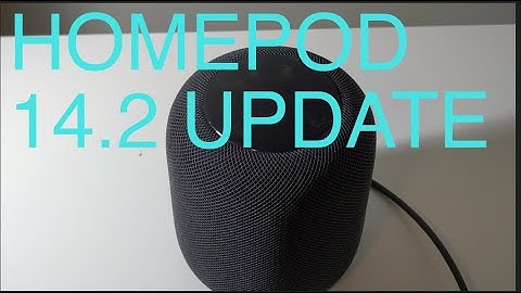 Homepod 14.2 Software Update- New 14.1 And 14.2 Intercom Feature!