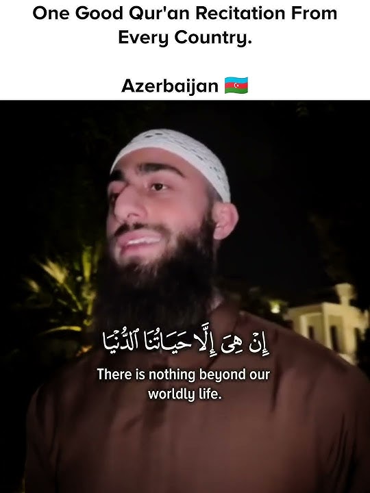 Beautiful Quran Recitation From Azerbaijan 🇦🇿 | Surah Al-Muminun (34-40) 📖 | Muhammed Dibirov🎙