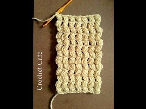 كروشيه كوفية او شال بغرزة الباف | #كروشيه_كافيه# Crochet Cafe