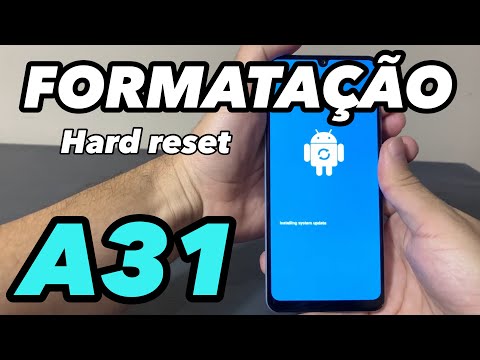 Como formatar Samsung Galaxy A31 - Hard Reset Desbloquear Formatar  Remover Senha 