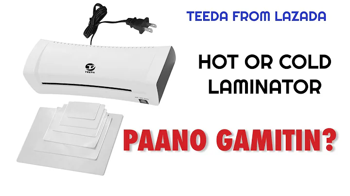How to Use Teeda Hot and Cold Laminator, Paano Gamitin?