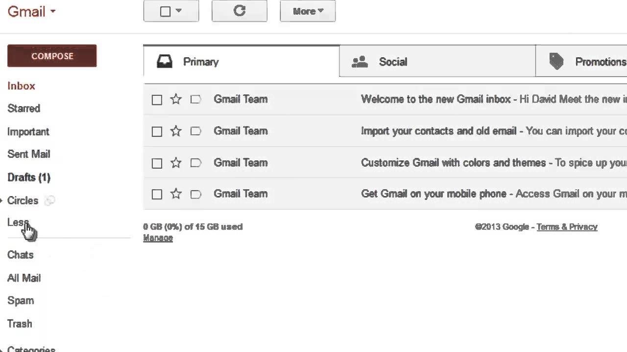 how to access an archived email in gmail