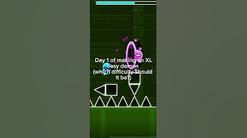Day 1 of making an XL easy demon| SmileyGD | #shorts #geometrydash #fypシ