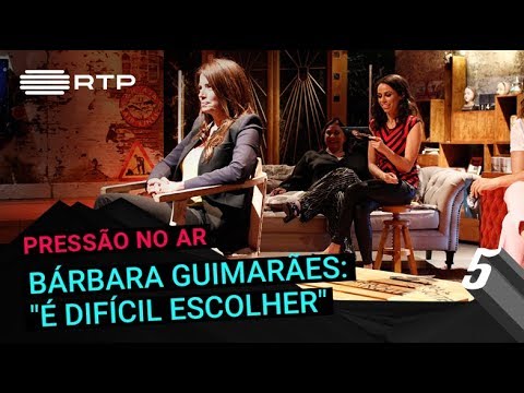 Bárbara Guimarães: "É difícil escolher" | 5 Para a Meia-Noite | RTP