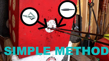 Simple Broadhead Tuning Method (Make Your Broadheads Fly Like Field Points)