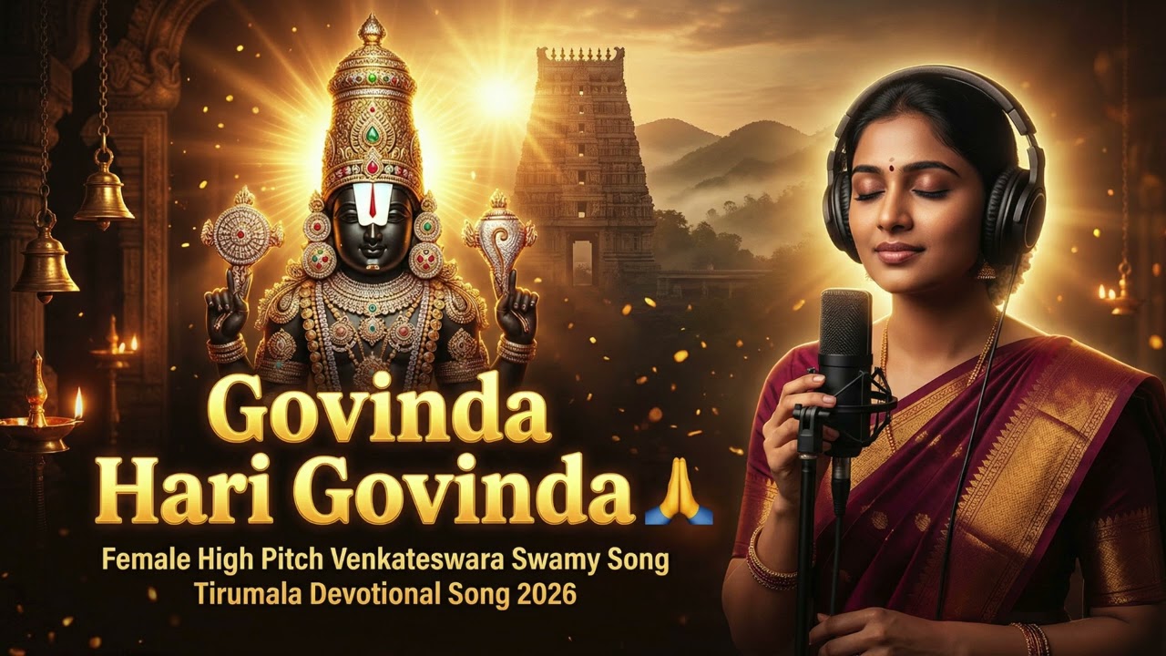 Govinda Hari Govinda 🙏 | Female High Pitch Venkateswara Swamy Song | Tirumala Devotional Song 2026
