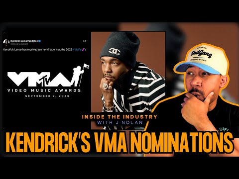 Kendrick Lamar Receives 10 VMA Nominations for 2025 - YouTube